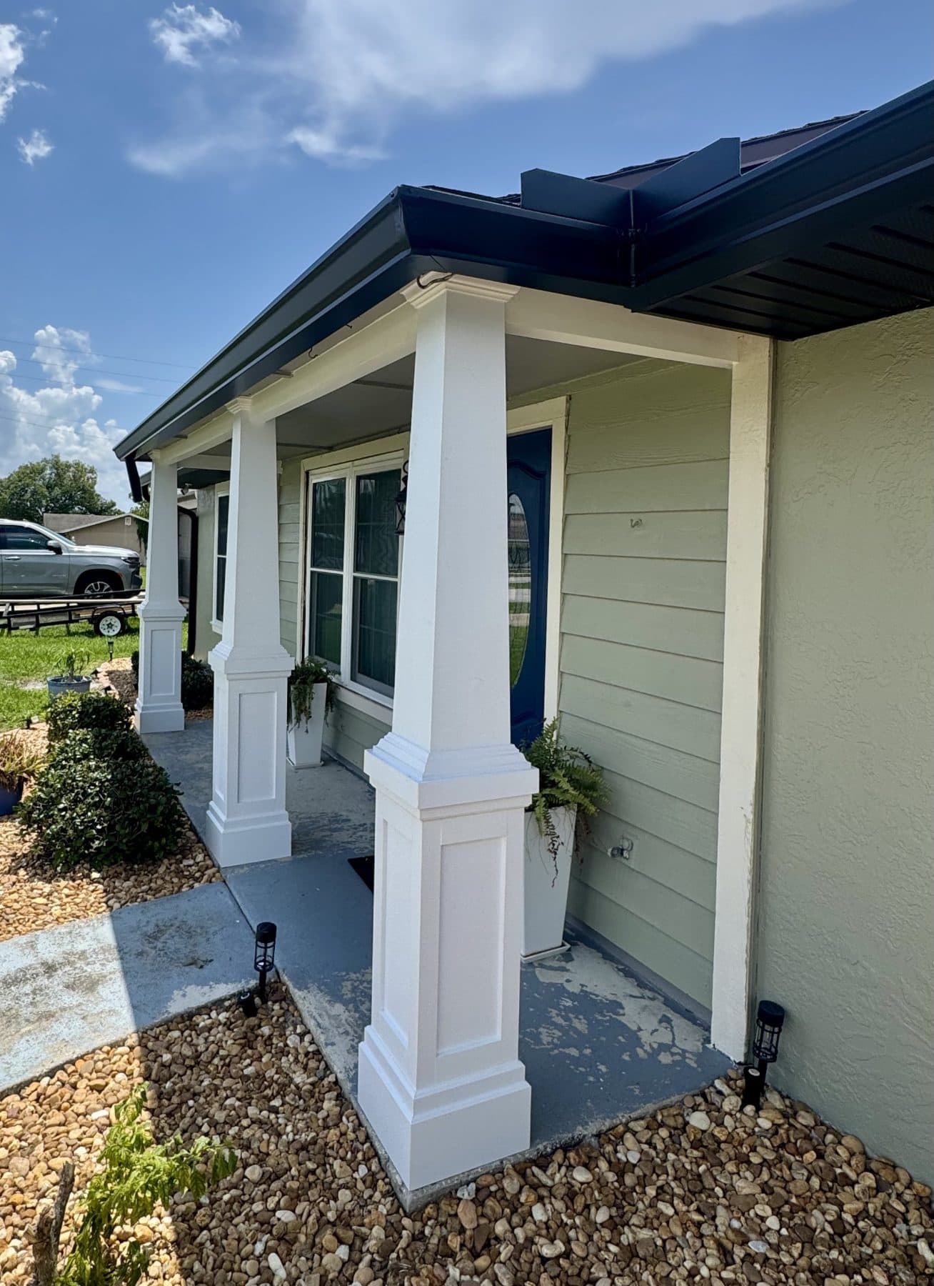Exterior Woodwork: Exterior Columns, Beams & Trim